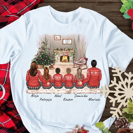 Koszulka rodzinna świąteczna 2 os. dorosłe + 1-4 dzieci #221