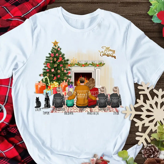 Koszulka rodzinna świąteczna 2 os. dorosłe + 1-4 dzieci + 1-2 pupile #13
