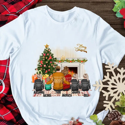 Koszulka rodzinna świąteczna 2 os. dorosłe + 1-4 dzieci #124