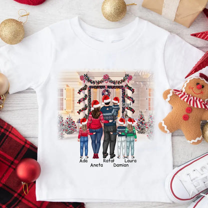 Koszulka rodzinna świąteczna 2 os. dorosłe + 1-4 dzieci #129