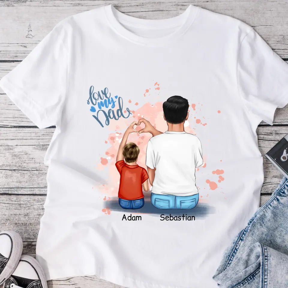 Koszulka dla taty i syna - Personalizowana #P4