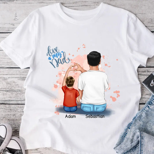 Koszulka dla taty i syna - Personalizowana (rodzinna) #P4