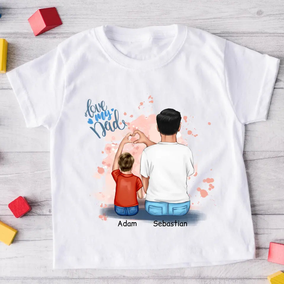 Koszulka dla taty i syna - Personalizowana (rodzinna) #P4