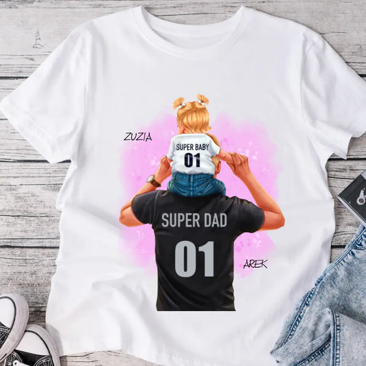Koszulka dla taty i córki - Personalizowana (rodzinna) #P6