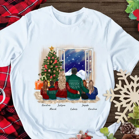 Koszulka rodzinna świąteczna 2 os. dorosłe + 1-4 dzieci #224