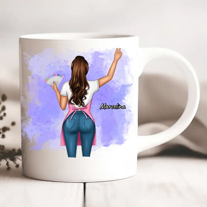 Kubek personalizowany dla stylistki paznokci | z personalizacją imienia #9