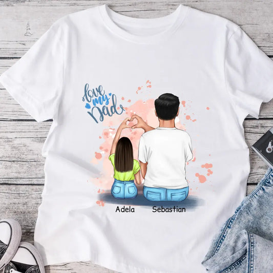 Koszulka dla taty i córki - Personalizowana (rodzinna) #P5
