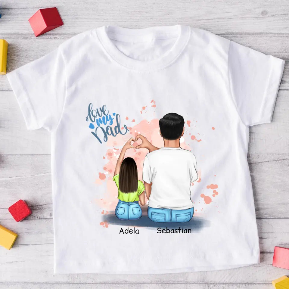 Koszulka dla taty i córki - Personalizowana (rodzinna) #P5