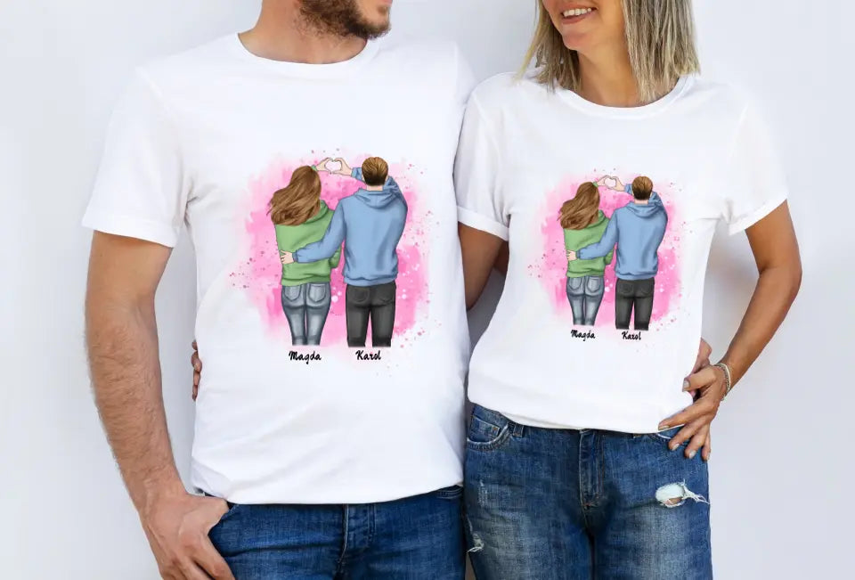 Koszulka dla par - Personalizowana #P49