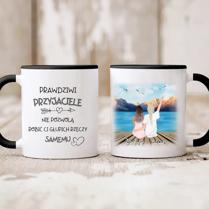 Kubek personalizowany dla przyjaciółek | motyw z molo #10