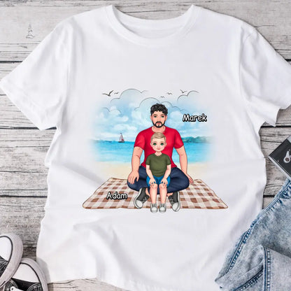 Koszulka dla taty i syna - Personalizowana (rodzinna) #1014