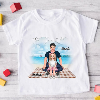 Koszulka dla taty i córki - Personalizowana (rodzinna) #1013