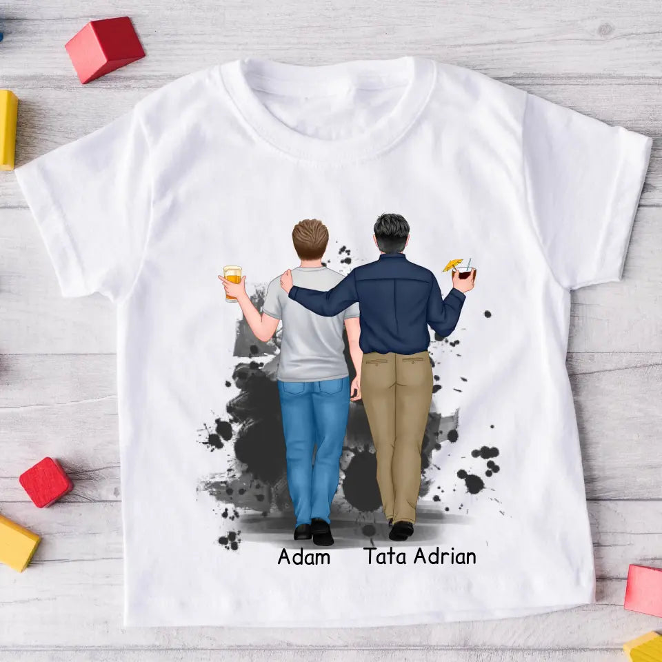 Koszulka dla taty i syna - Personalizowana (rodzinna) #1002