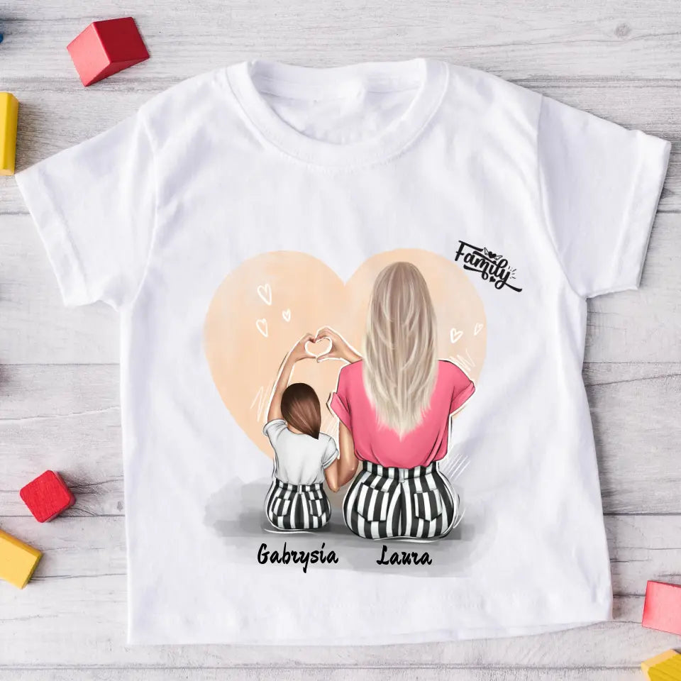 Koszulka dla mamy i córki - Personalizowana (rodzinna) #P15