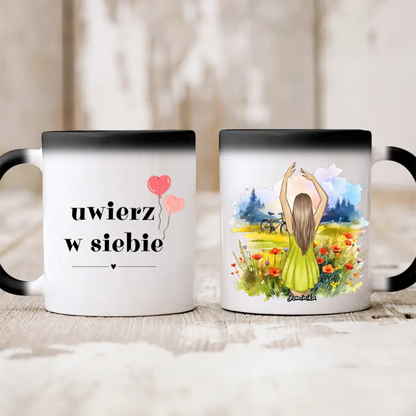Kubek personalizowany | motyw z rowerem #Wiosna