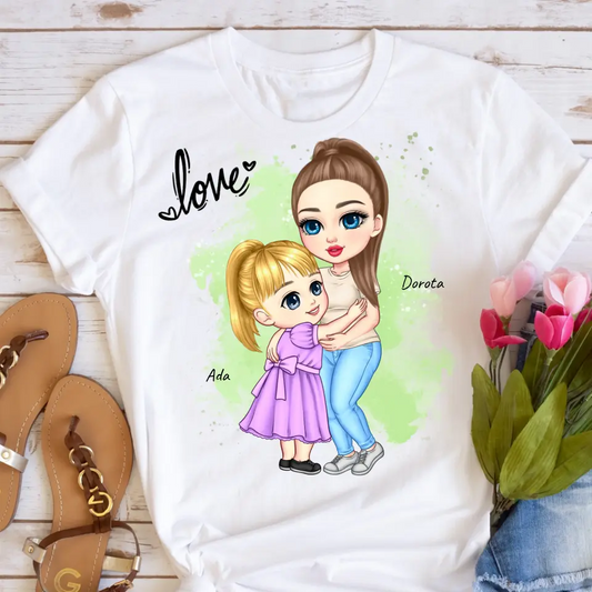 Koszulka dla mamy i córki - Personalizowana (rodzinna) #224 - Prezent na dzień mamy