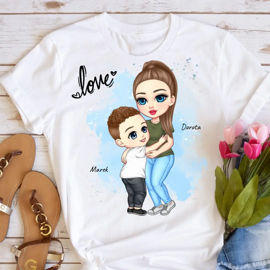 Koszulka dla mamy i syna - Personalizowana (rodzinna) #51
