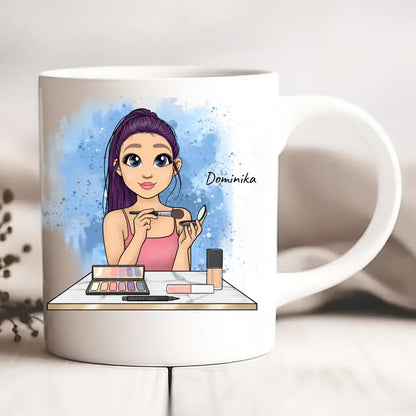 Kubek personalizowany dla makijażystki | z personalizacją imienia #81