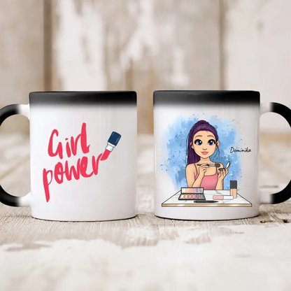 Kubek personalizowany dla makijażystki | z personalizacją imienia #81