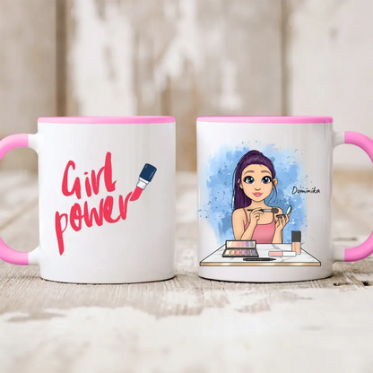 Kubek personalizowany dla makijażystki | z personalizacją imienia #81