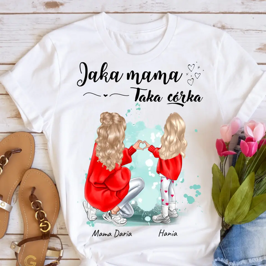 Koszulka dla mamy i córki - Personalizowana (rodzinna) #271