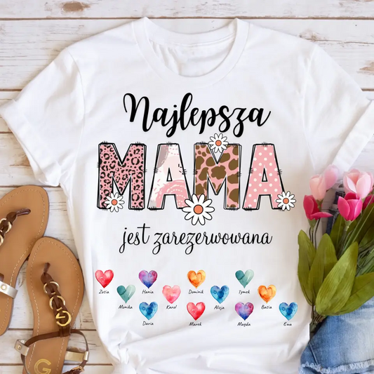 Koszulka dla mamy + 1-12 dzieci - Personalizowana (rodzinna) #272