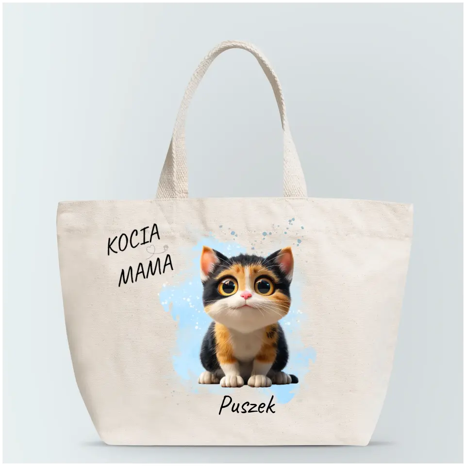 Torba personalizowana z kotem - kocia mama/koci tata #4159