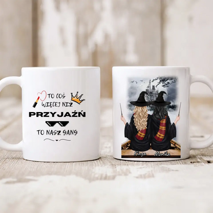 Kubek personalizowany dla przyjaciółek | motyw z wiedżmami #85