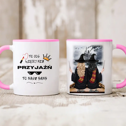 Kubek personalizowany dla przyjaciółek | motyw z wiedżmami #85