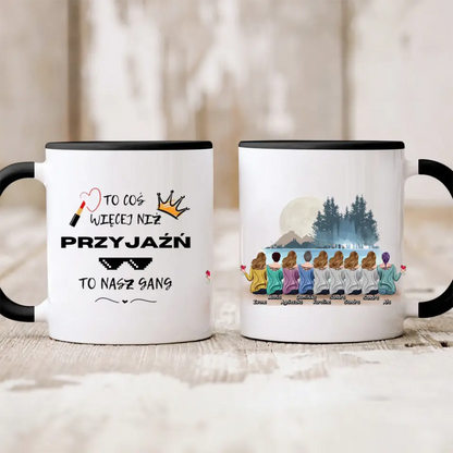 Kubek personalizowany dla przyjaciółek | motyw z górami #P15