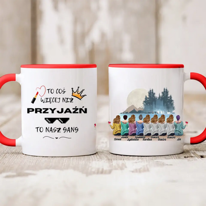 Kubek personalizowany dla przyjaciółek | motyw z górami #P15