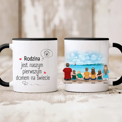 Kubek personalizowany dla całej rodziny | wakacyjny motyw #1012
