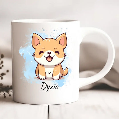 Kubek personalizowany dla właściciela psa | motyw z uroczym pieskiem #8790