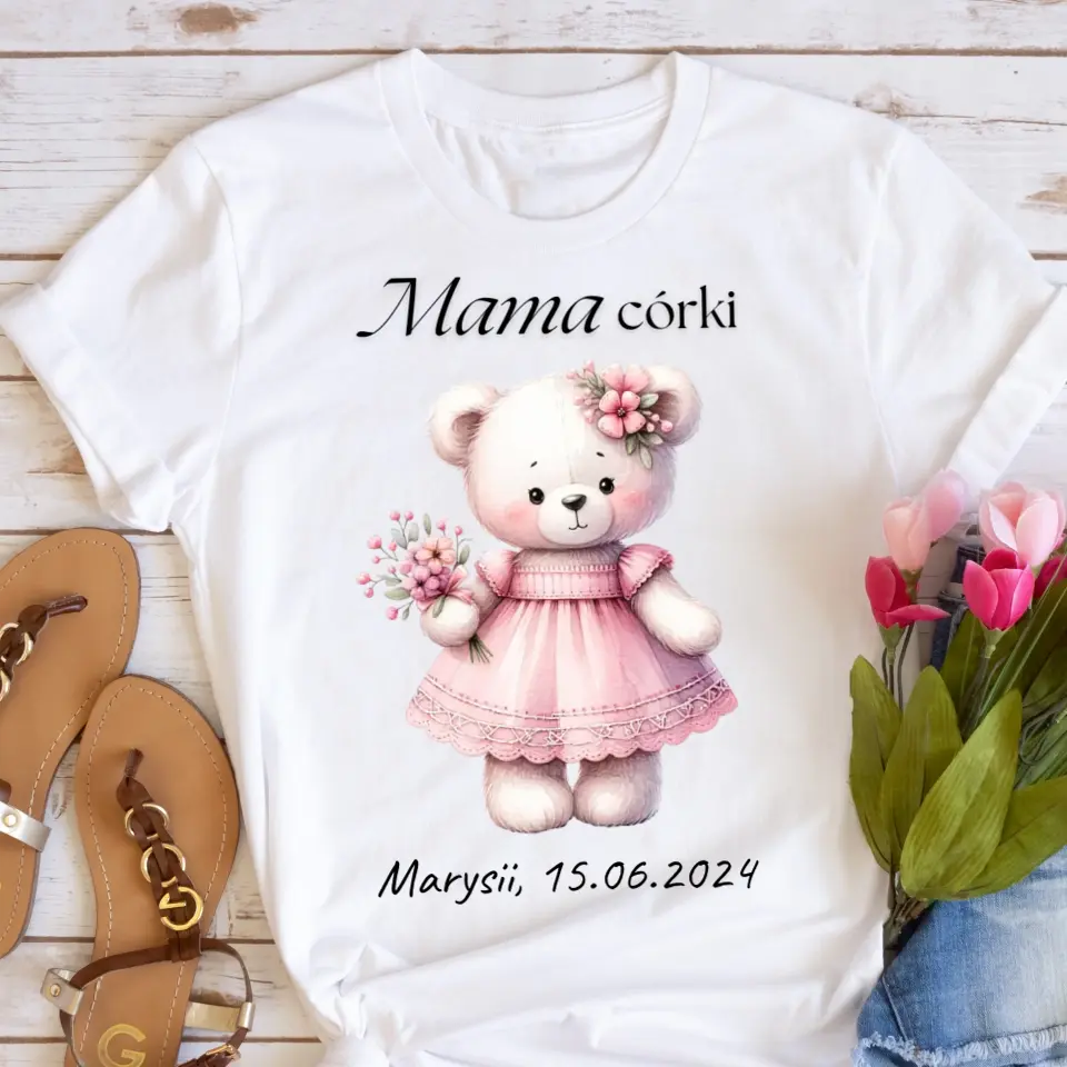 Koszulka personalizowana baby girl - córka/dziewczynka #2127