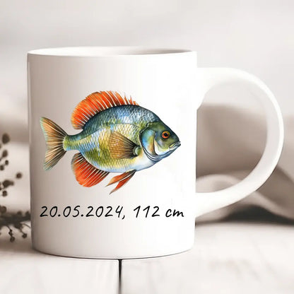 Kubek personalizowany dla wędkarza | motyw z kolorową rybą #5888