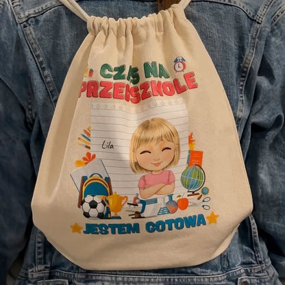 Worek personalizowany CZAS NA ZERÓWKĘ | z personalizacją imienia #8