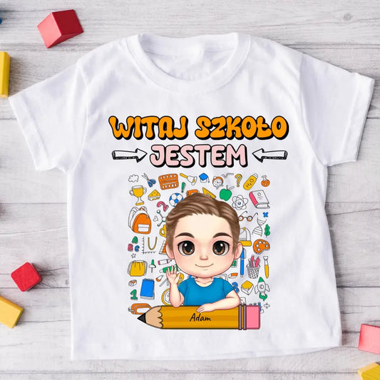 Koszulka personalizowana dla pierwszoklasisty #2199