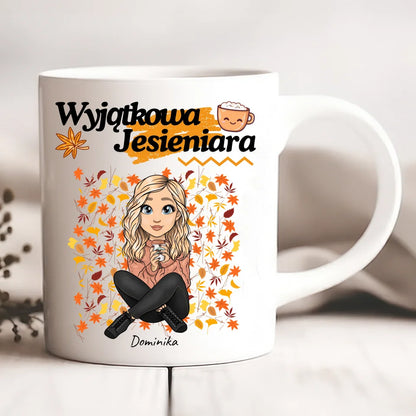 Kubek personalizowany dla jesieniary WYJĄTKOWA JESIENIARA | z personalizacją imienia #4441