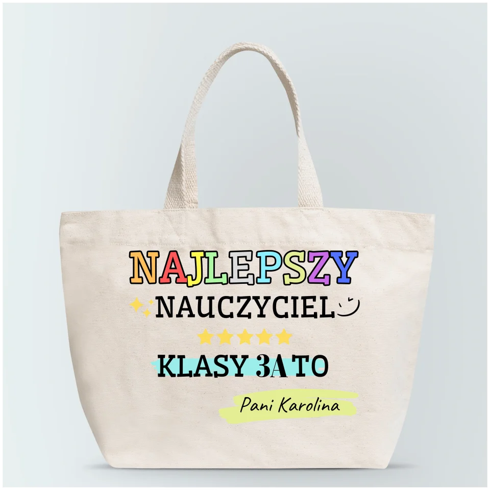 Torba personalizowana dla nauczyciela - Prezent dla nauczyciela #5941