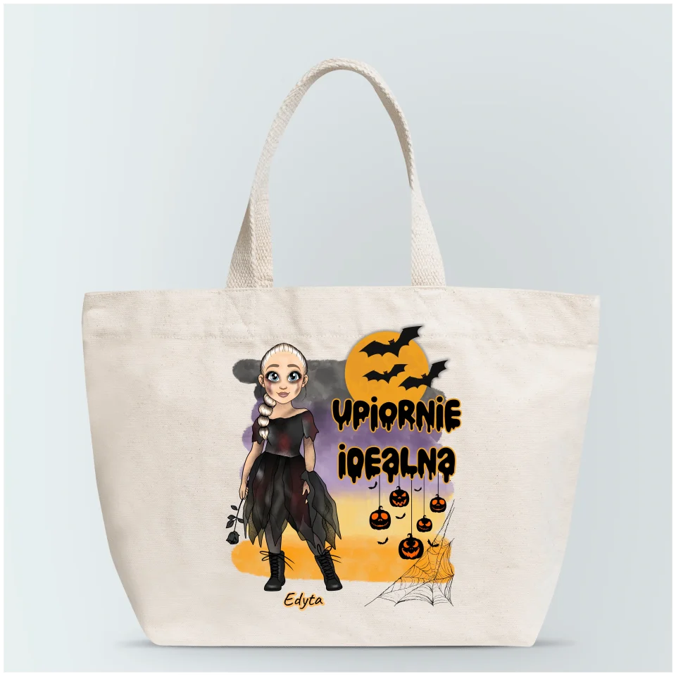 Torba materiałowa z nadrukiem - Personalizowana - Prezent na Halloween #4190