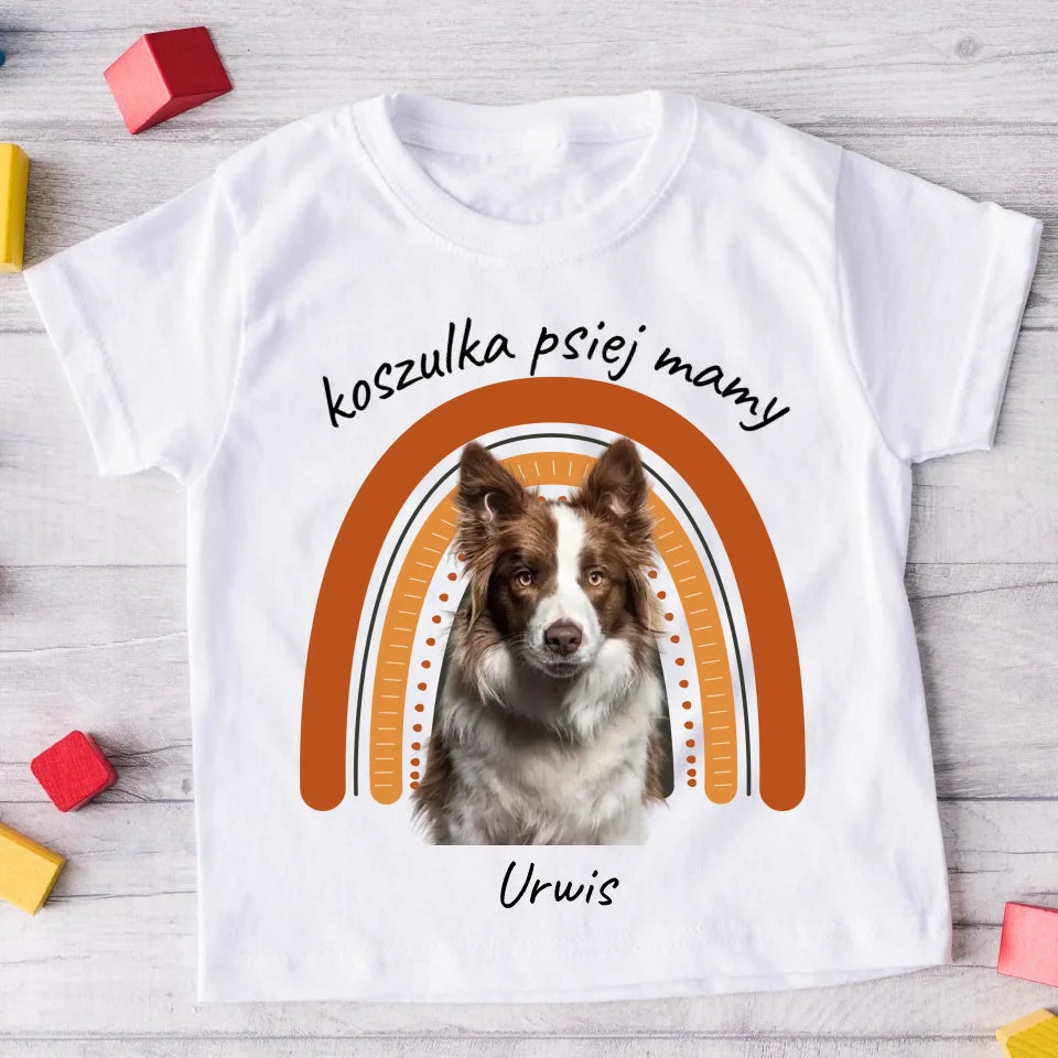 Koszulka ze zdjęciem psa - Personalizowana - Prezent z psem #5244