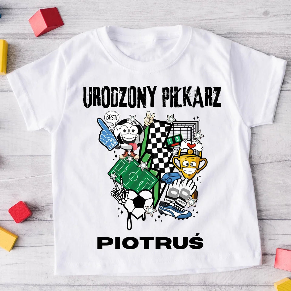 Koszulka piłkarska dla dzieci - Personalizowana - Prezent dla piłkarza #8002