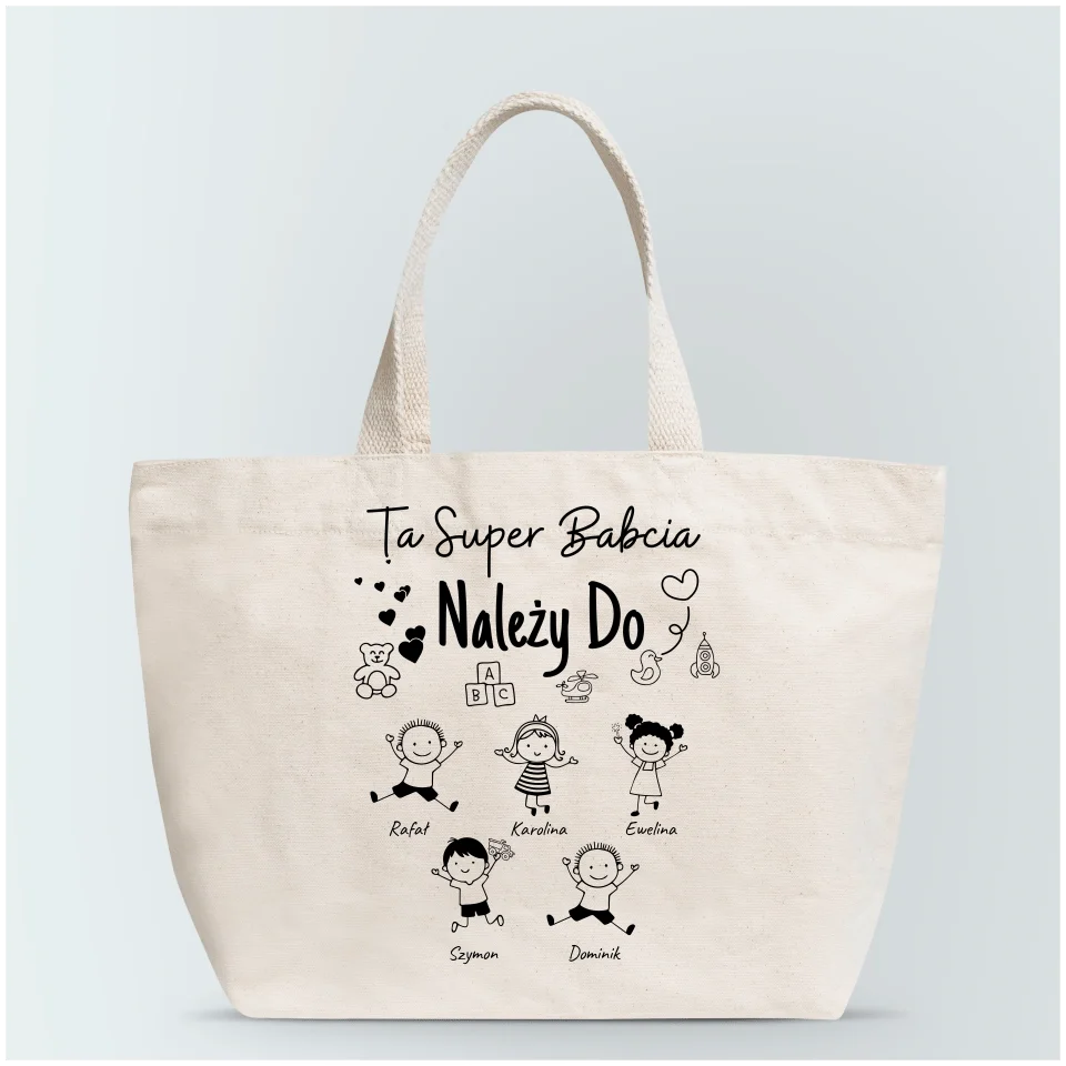 Torba personalizowana dla babci - Prezent na dzień babci i dziadka #822
