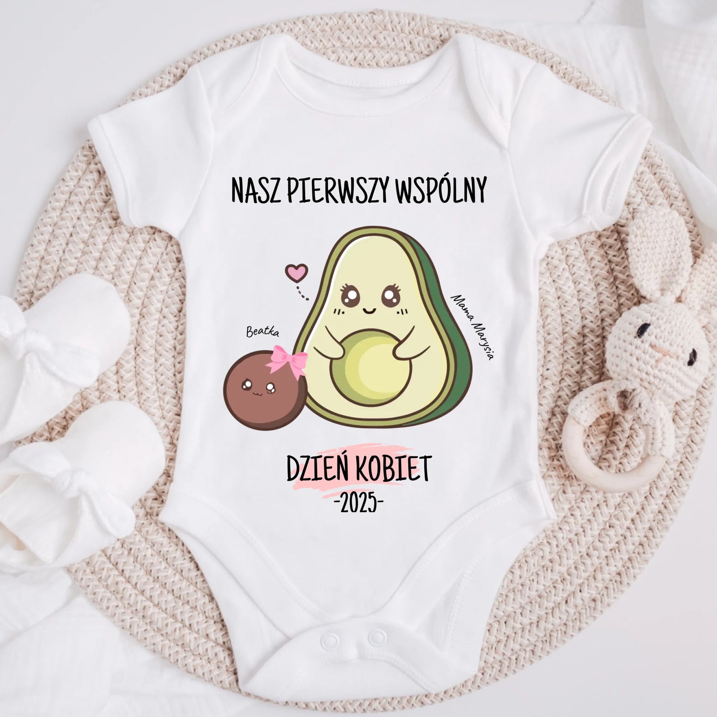 Koszulka dla mamy i córki - nasz pierwszy/drugi dzień kobiet - Personalizowana - Prezent na dzień kobiet #12