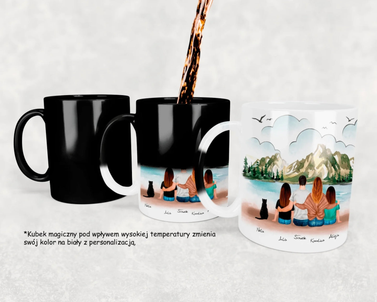 Kubek dla kobiety - Włosy - Personalizowany #667