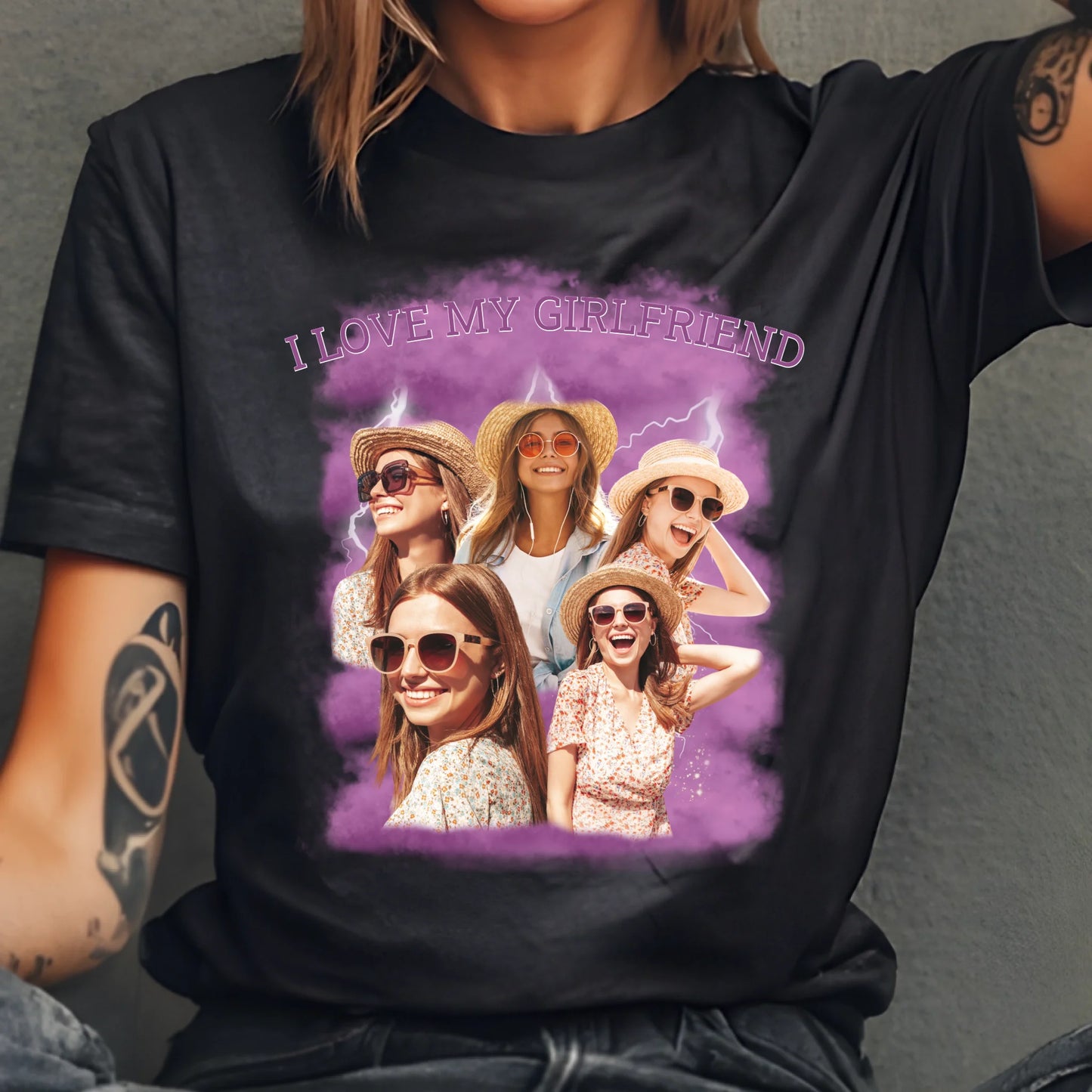 Koszulka Bootleg Personalizowana ze zdjęciem #9511