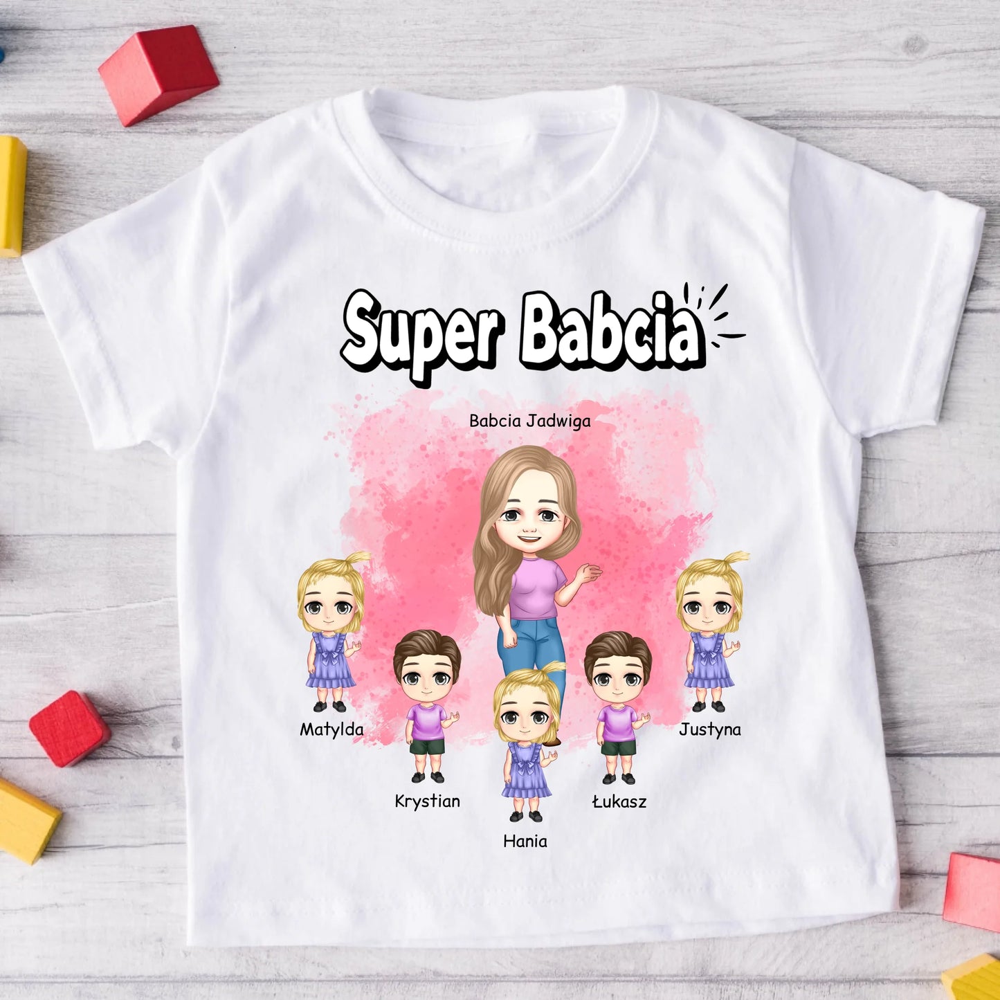 Koszulka dla babci - Personalizowana -  Prezent na dzień babci i dziadka #1