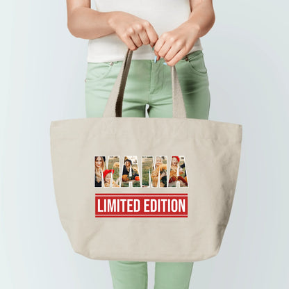 Torba personalizowana dla mamy MAMA LIMITED EDITION | z personalizowanymi zdjęciami #1355