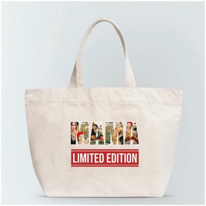 Torba personalizowana dla mamy MAMA LIMITED EDITION | z personalizowanymi zdjęciami #1355