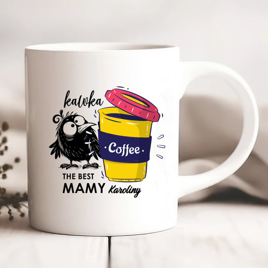Kubek dla mamy - Dzień mamy - Kawka -Personalizowany #890